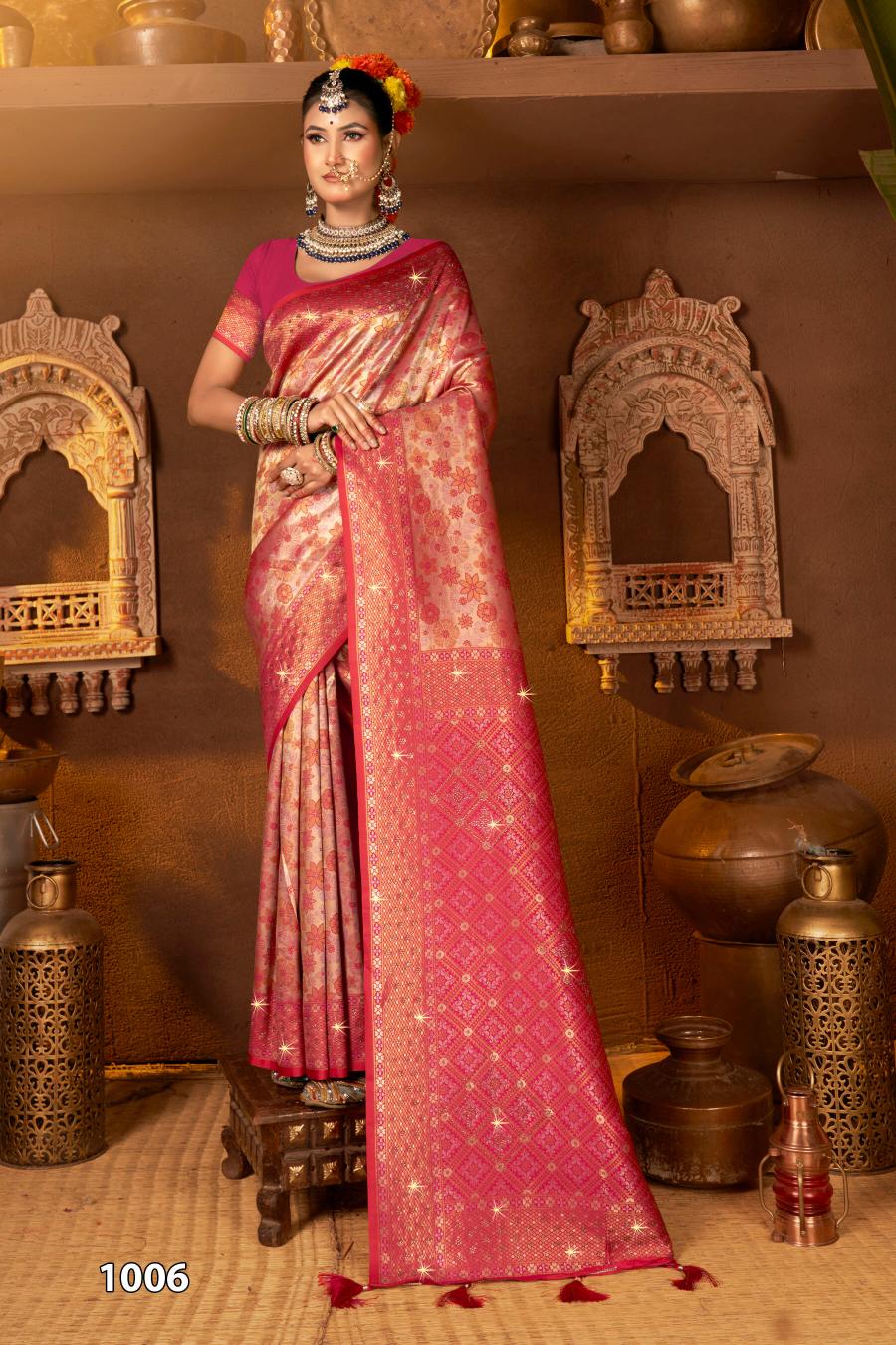 Saroj Vaishnavi silk saroski vol.2 Soft Kanjivaram Silk surat with price wholesale