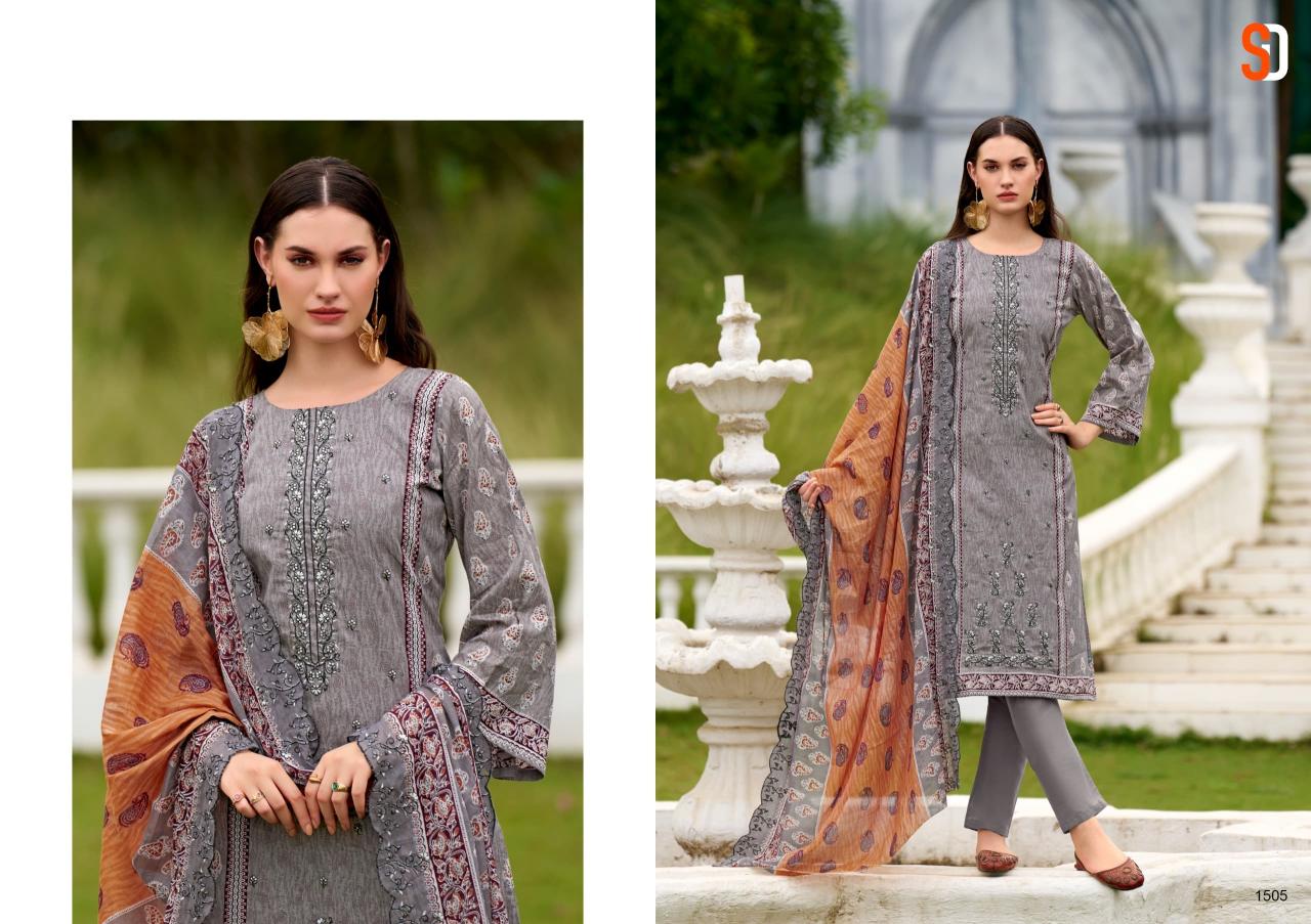 Sharaddha Bin Saeed Vol 15 catalog wholesale market for pakistani suits in hyderabad