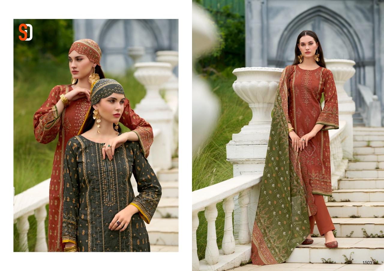 Sharaddha Bin Saeed Vol 15 catalog wholesale market for pakistani suits in hyderabad