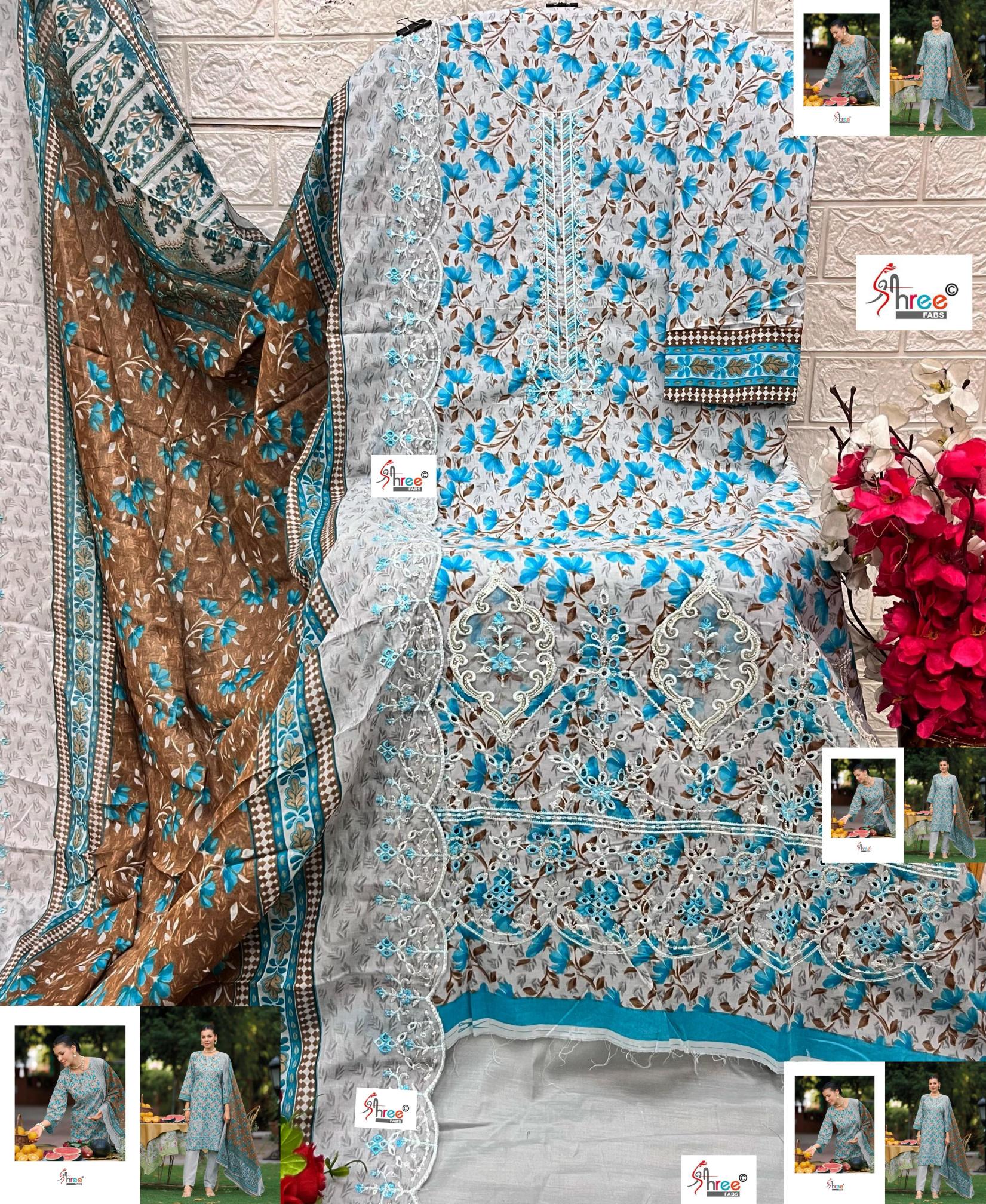 Shree Fabs Bin Saeed Lawn Collection Vol 21 readymade catalog pakistani wholesale suits in allahabad