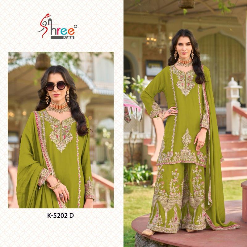 Shree Fabs K 5202 DEFG catalog pakistani suits wholesalers in surat