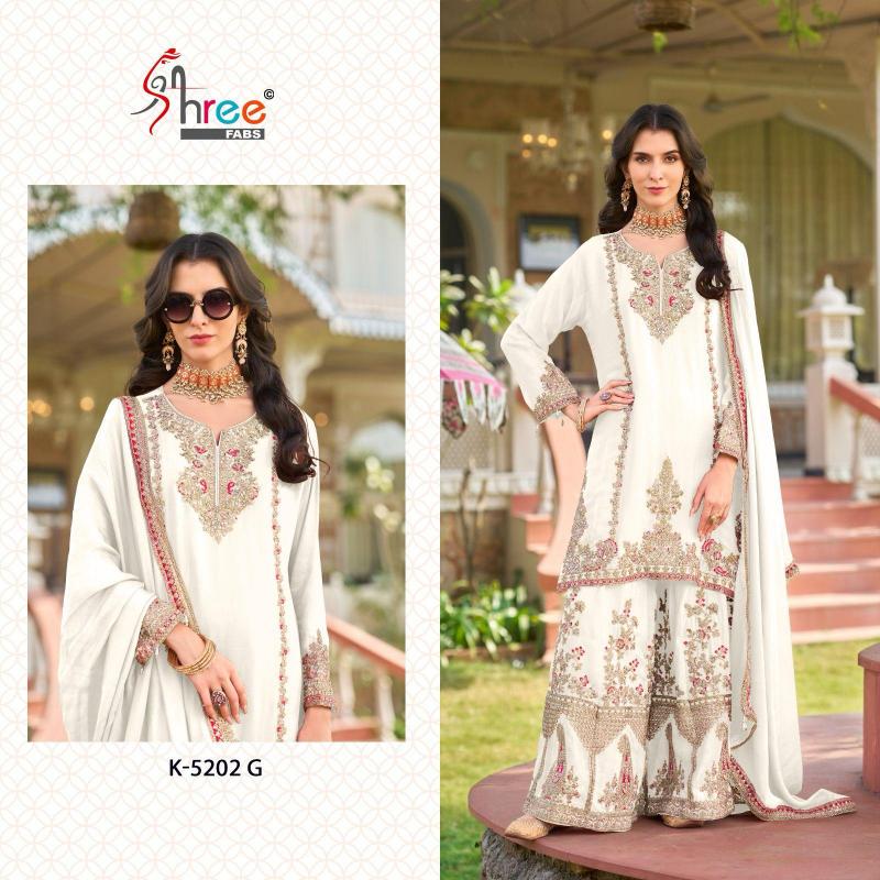 Shree Fabs K 5202 DEFG catalog pakistani suits wholesalers in surat