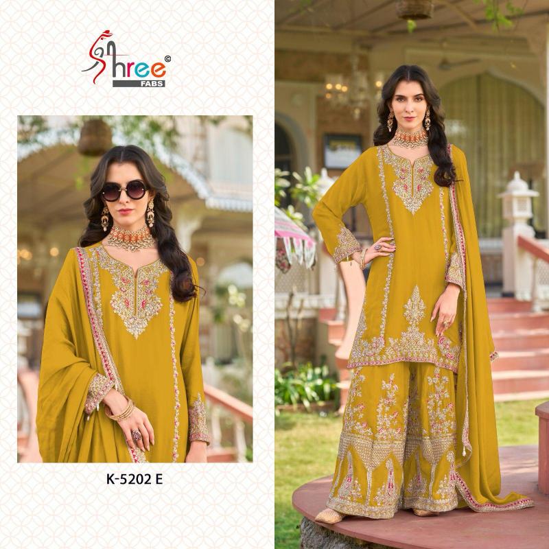 Shree Fabs K 5202 DEFG catalog pakistani suits wholesalers in surat