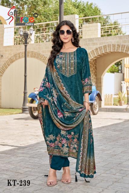 Shree Fabs KT 239 catalog pakistani brand salwar suit wholesaler