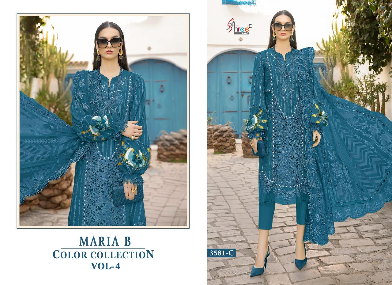 Shree Fabs Maria B Colour Collection vol 4 catalog pakistani suits wholesalers in hyderabad