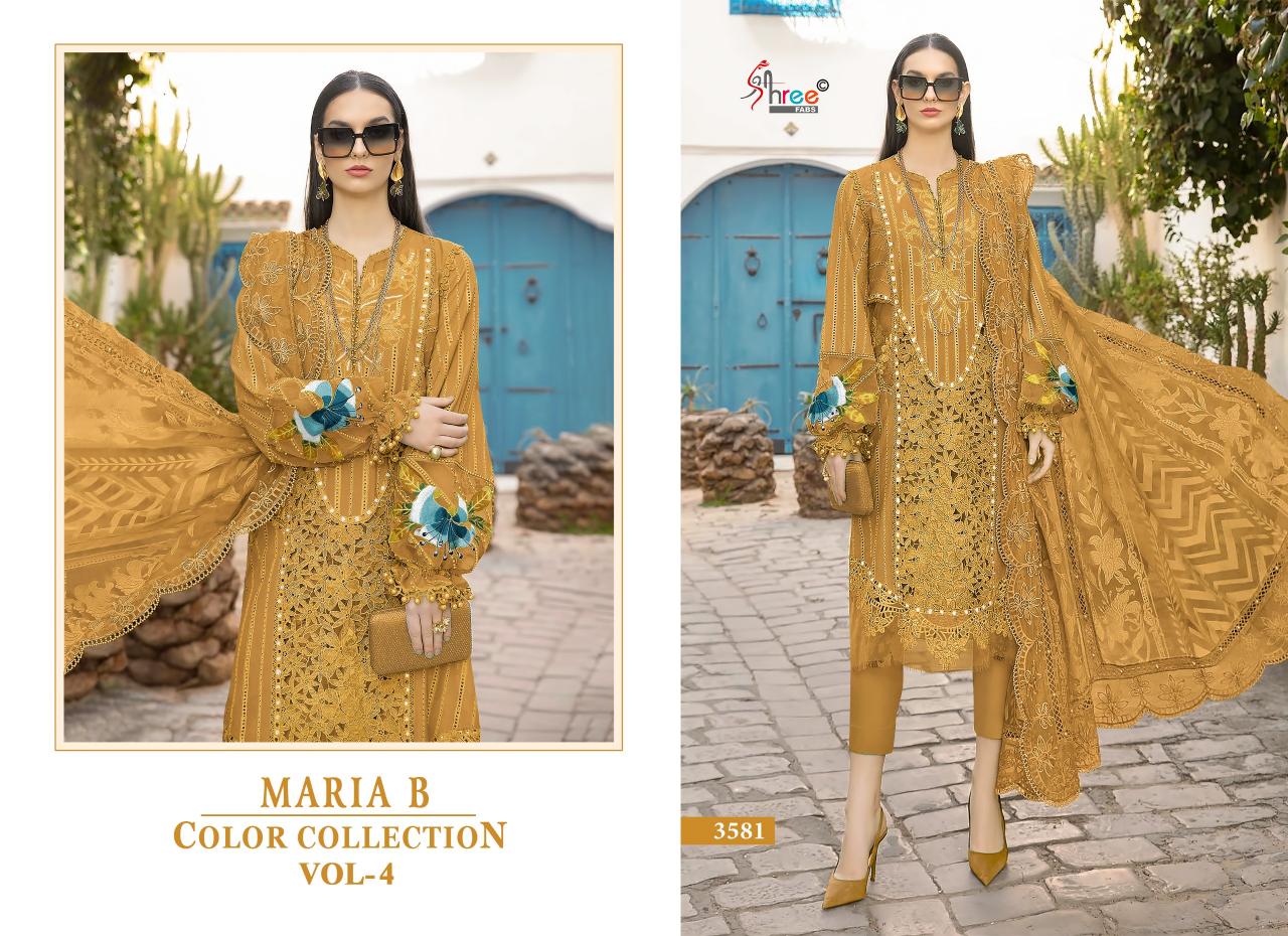 Shree Fabs Maria B Colour Collection vol 4 catalog pakistani suits wholesalers in hyderabad
