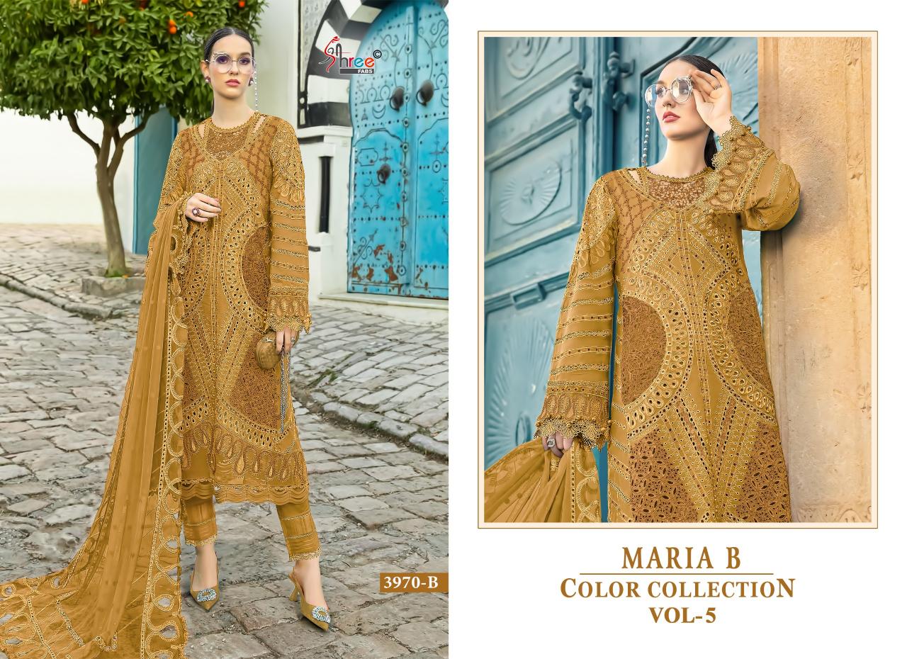 Shree Fabs Maria B Colour Collection vol 5 catalog pakistani brand salwar suit wholesaler