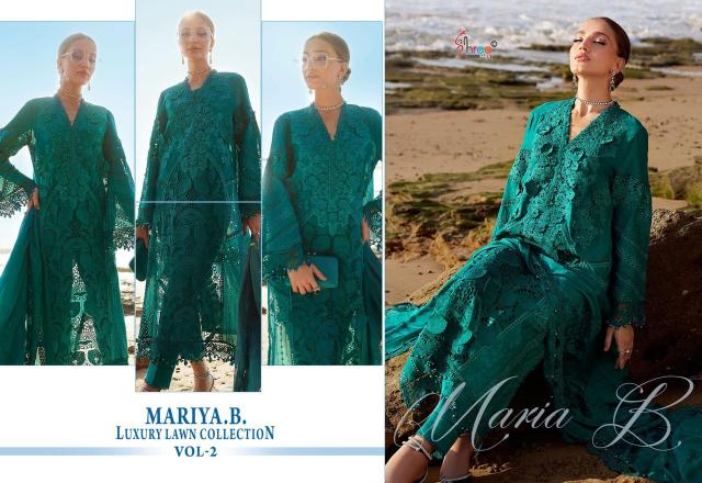 Shree Fabs Mariya B Luxury Lawn Collection Vol 2 catalog Chiffon Dupatta different designs of pakistani suits