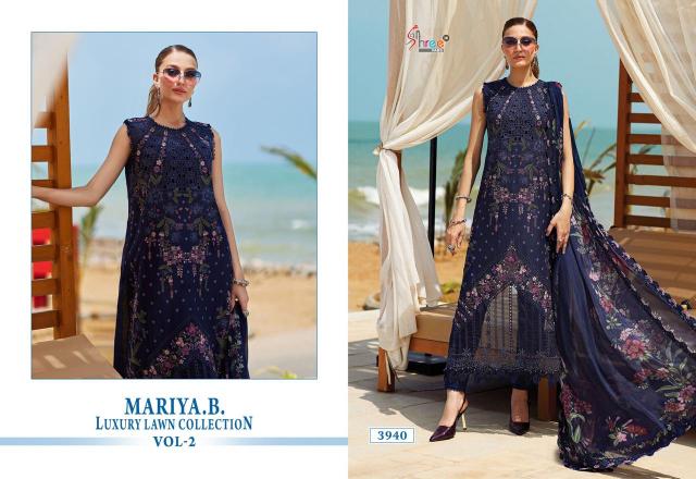Shree Fabs Mariya B Luxury Lawn Collection Vol 2 catalog Chiffon Dupatta different designs of pakistani suits