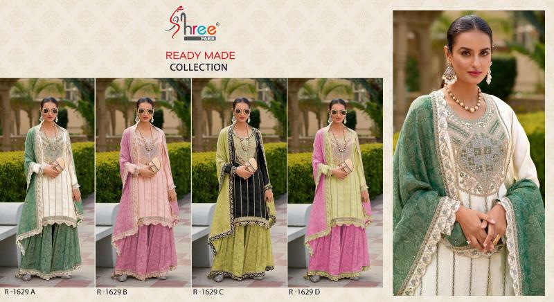 Shree Fabs R 1629 catalog pakistani wholesale suits delhi