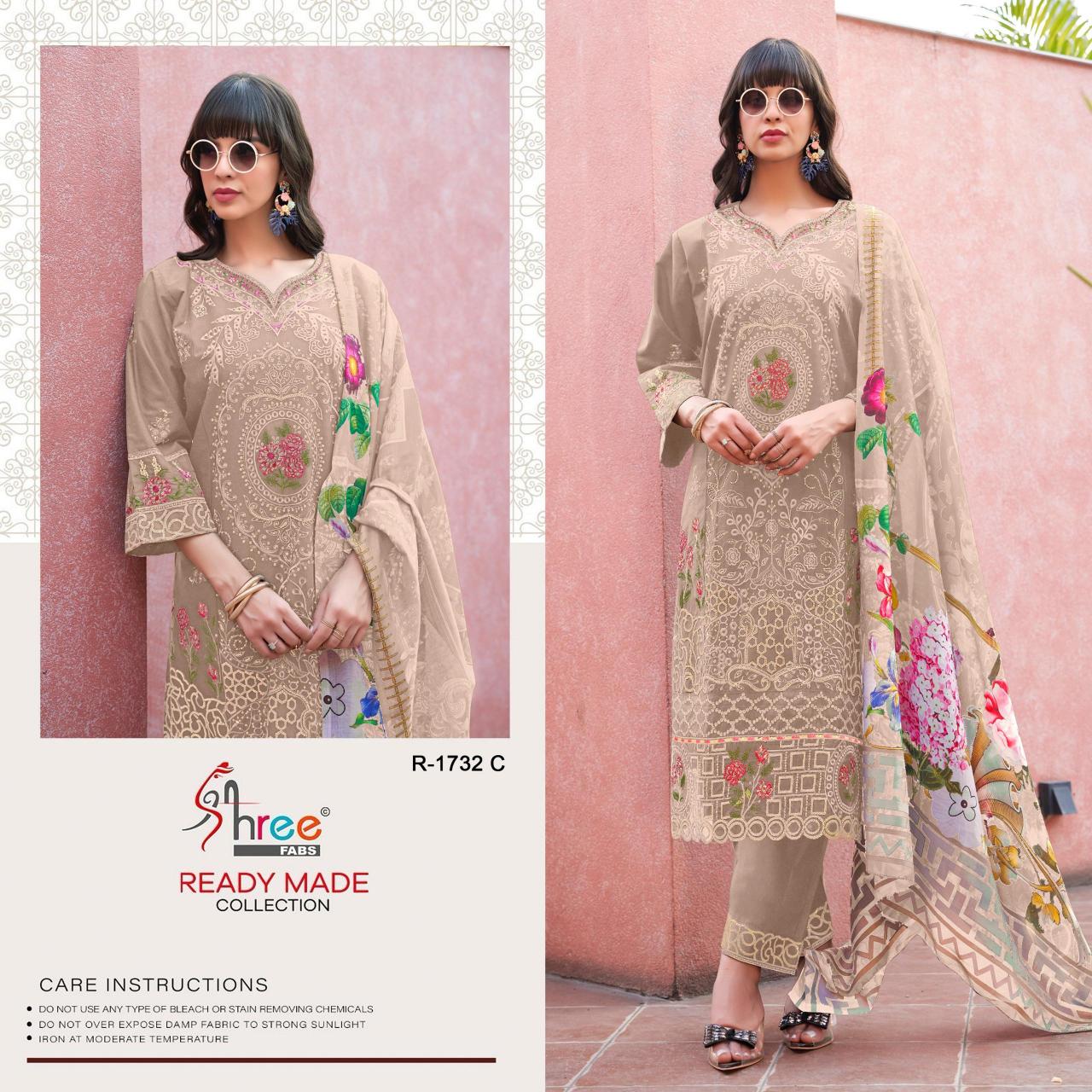 Shree Fabs R 1732 catalog golden salwar suit pakistani 