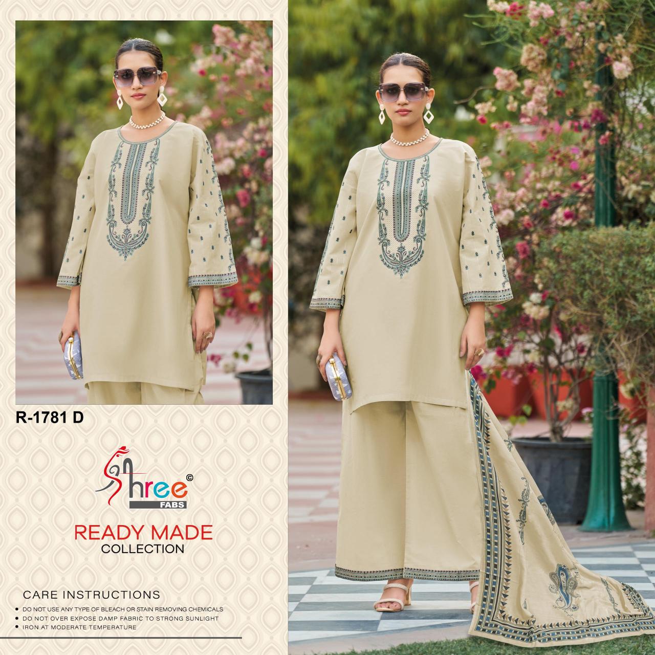Shree Fabs R 1781 catalog wholesale pakistani suits in kashmir