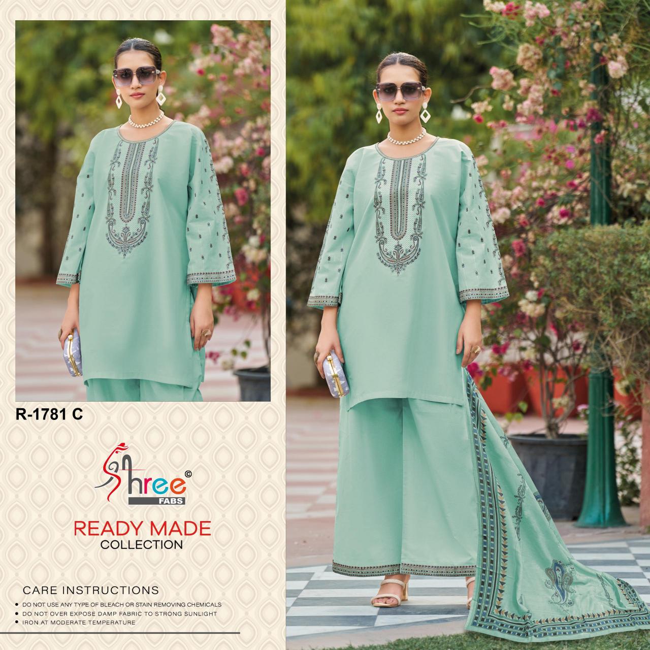 Shree Fabs R 1781 catalog wholesale pakistani suits in kashmir