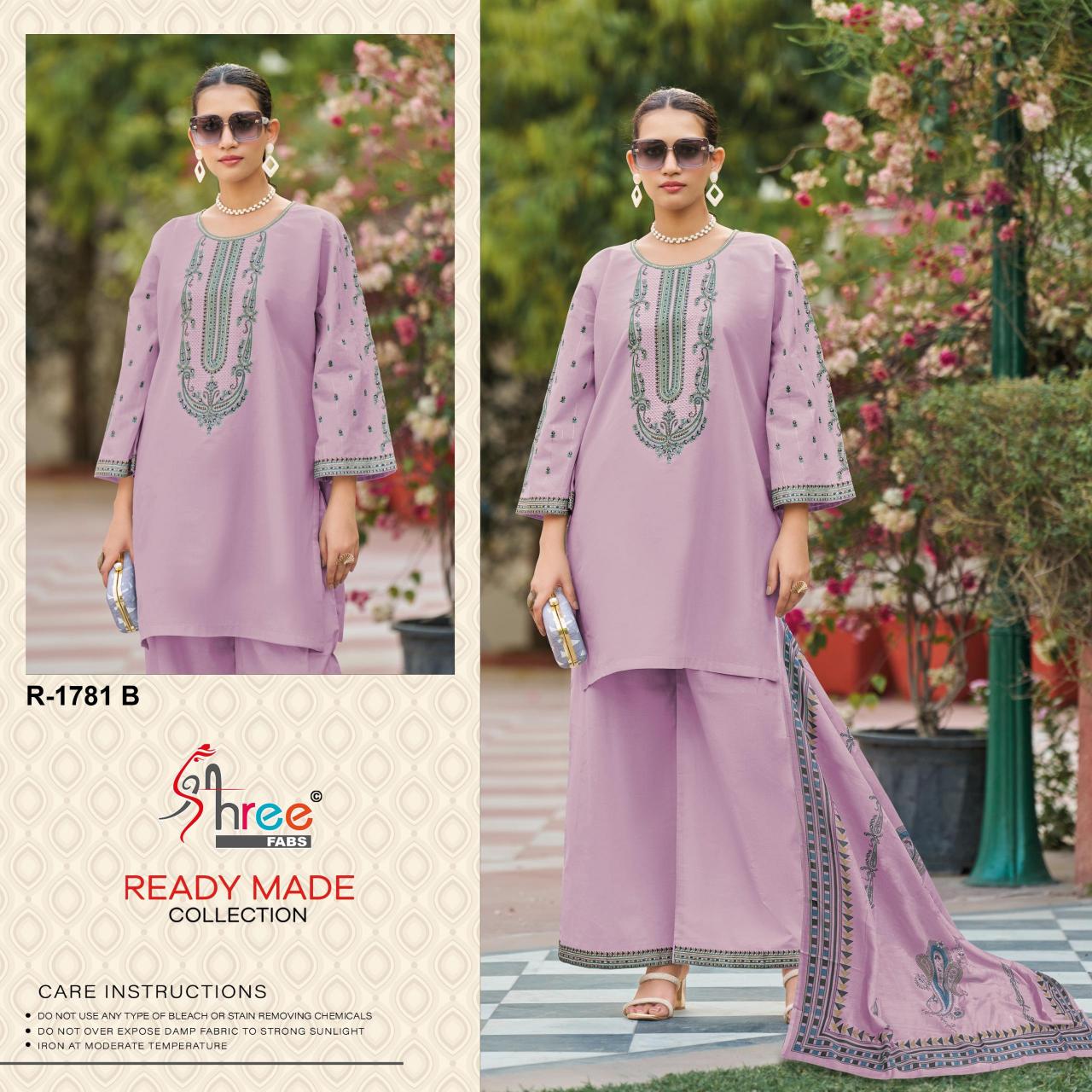 Shree Fabs R 1781 catalog wholesale pakistani suits in kashmir