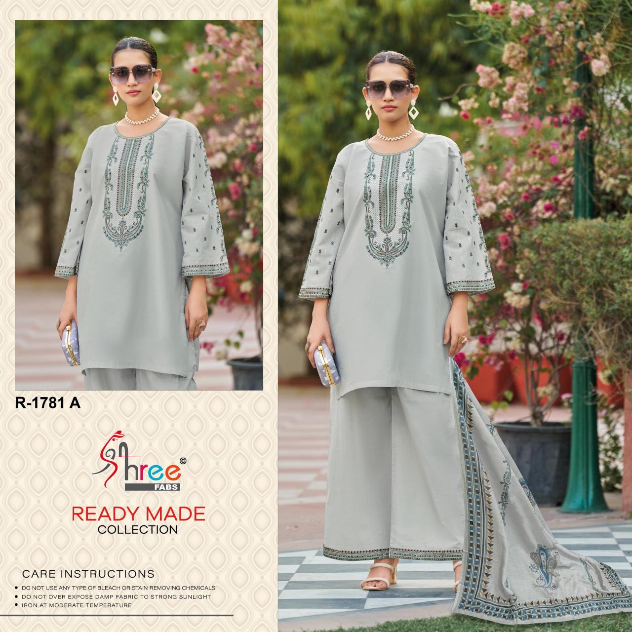 Shree Fabs R 1781 catalog wholesale pakistani suits in kashmir