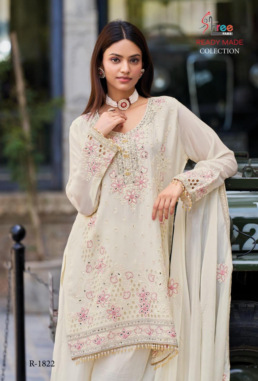 Shree Fabs R 1822 catalog wholesale pakistani designer suits