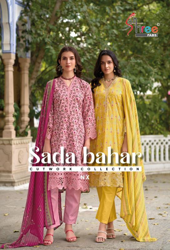 Shree Fabs Sada Bahar Nx catalog Chiffon Dupatta pakistani actress in salwar suit