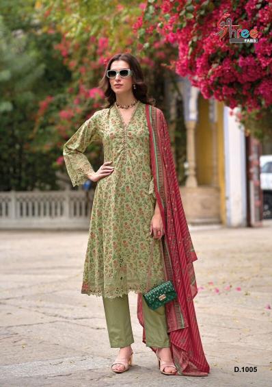 Shree Fabs Sada Bahar Nx catalog Cotton Dupatta pakistani actress in party wear suits