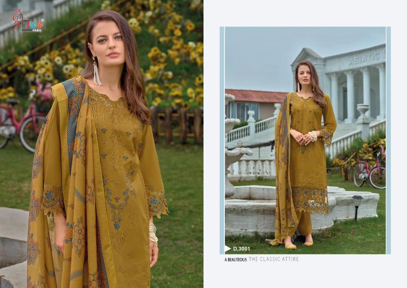 Shree Fabs Tasrif Premium Lawn Collection Vol 3 catalog Chiffon Dupatta pakistani suits online shopping usa