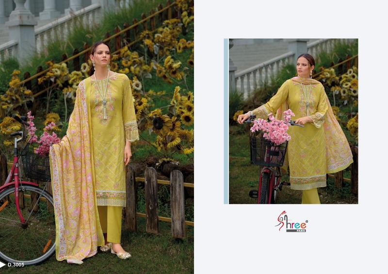 Shree Fabs Tasrif Premium Lawn Collection Vol 3 catalog Chiffon Dupatta pakistani suits online shopping usa