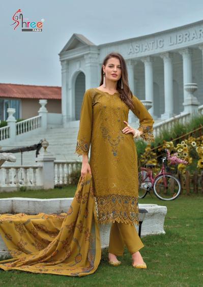 Shree Fabs Tasrif Premium Lawn Collection Vol 3 catalog Cotton Dupatta pakistani suits online shopping uk