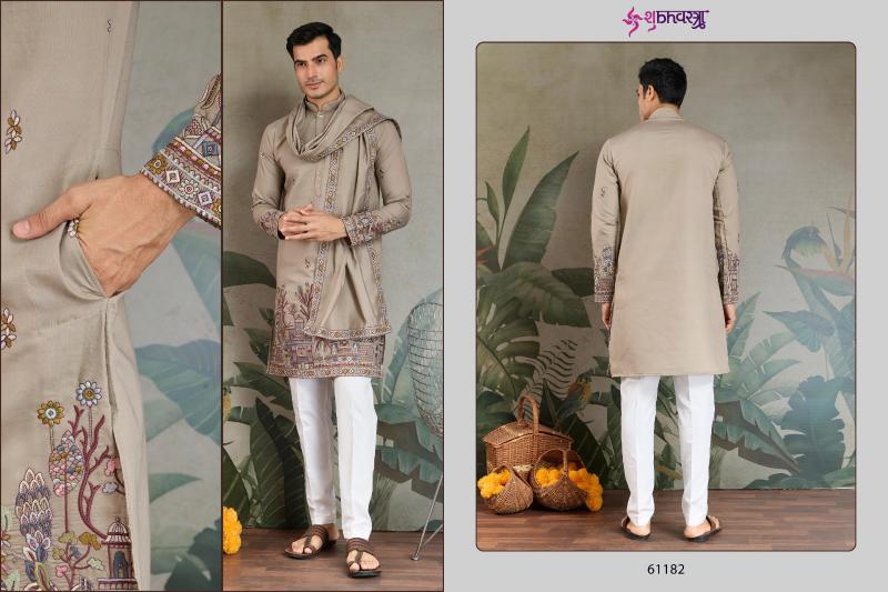 Shubhvastra Rajwada Attire vol 3 catalog indian wedding men kurtis