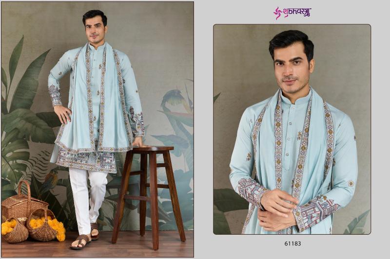 Shubhvastra Rajwada Attire vol 3 catalog indian wedding men kurtis
