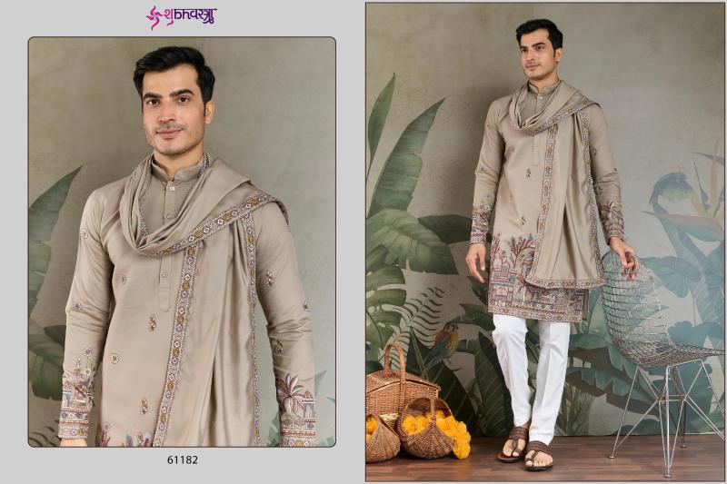 Shubhvastra Rajwada Attire vol 3 catalog indian wedding men kurtis