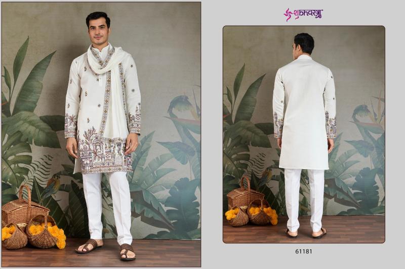 Shubhvastra Rajwada Attire vol 3 catalog indian wedding men kurtis