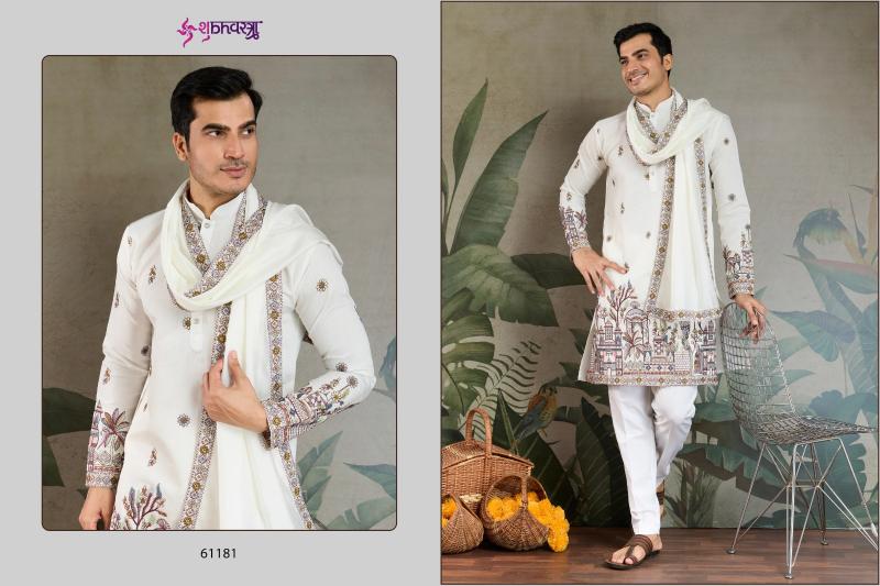 Shubhvastra Rajwada Attire vol 3 catalog indian wedding men kurtis
