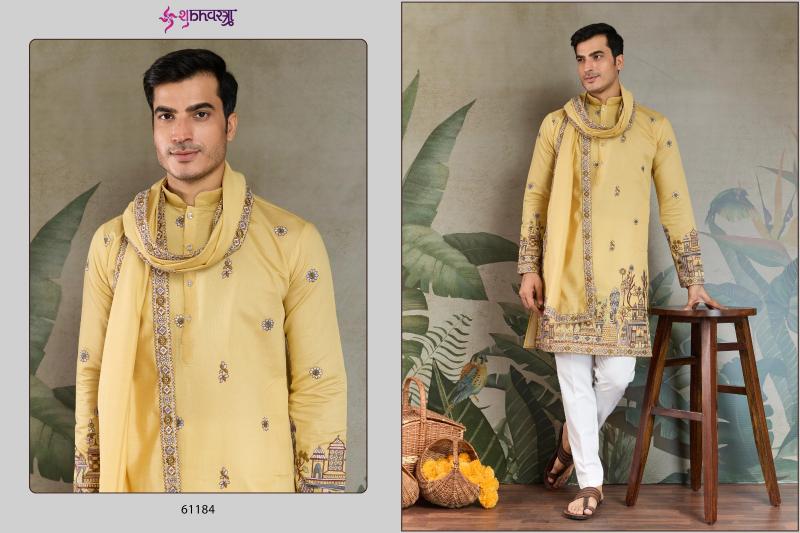 Shubhvastra Rajwada Attire vol 3 catalog indian wedding men kurtis