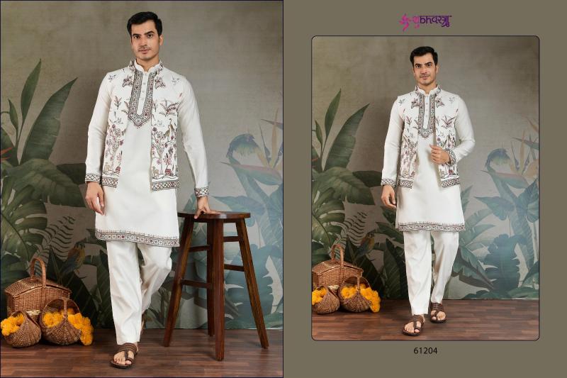 Shubhvastra Rajwada Attire vol 4 catalog indian new mens kurti design