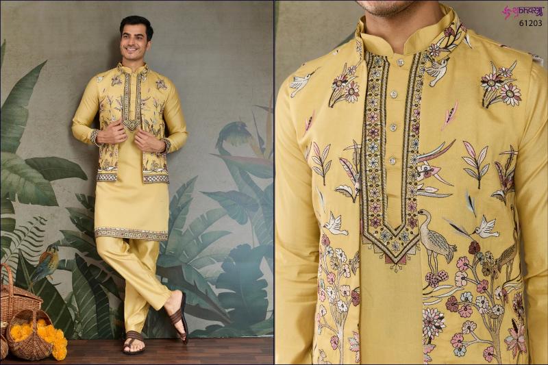 Shubhvastra Rajwada Attire vol 4 catalog indian new mens kurti design