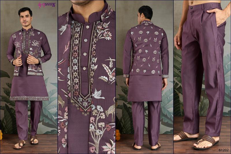 Shubhvastra Rajwada Attire vol 4 catalog indian new mens kurti design