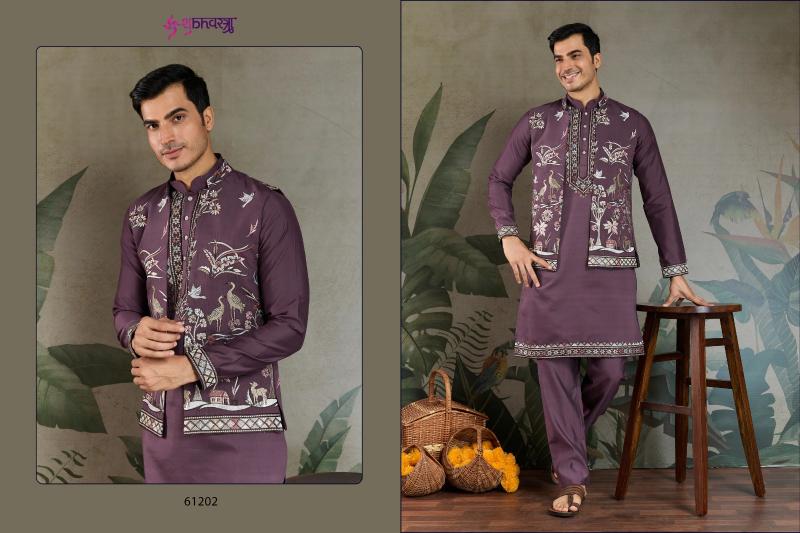 Shubhvastra Rajwada Attire vol 4 catalog indian new mens kurti design