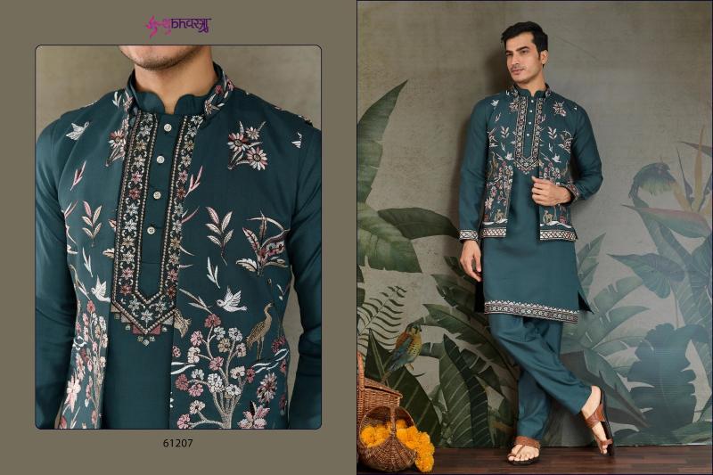 Shubhvastra Rajwada Attire vol 4 catalog indian new mens kurti design