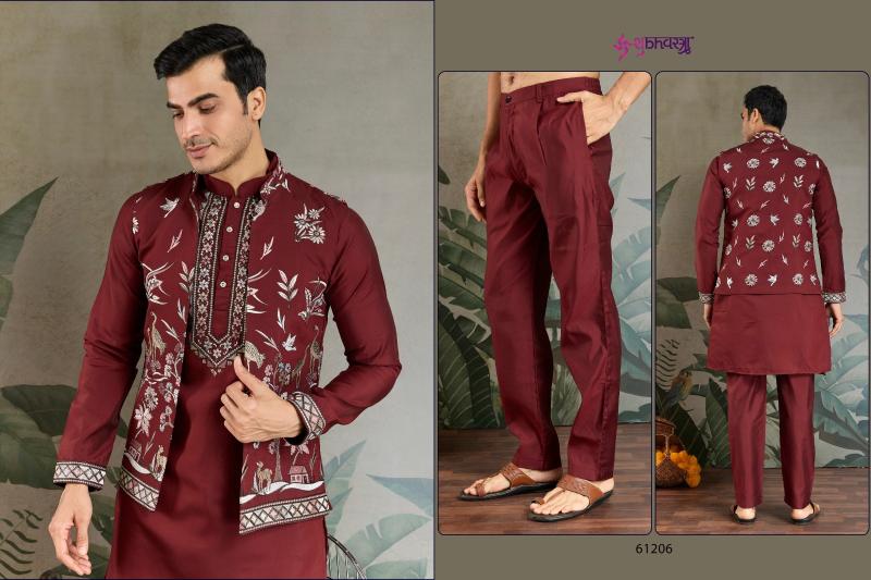 Shubhvastra Rajwada Attire vol 4 catalog indian new mens kurti design