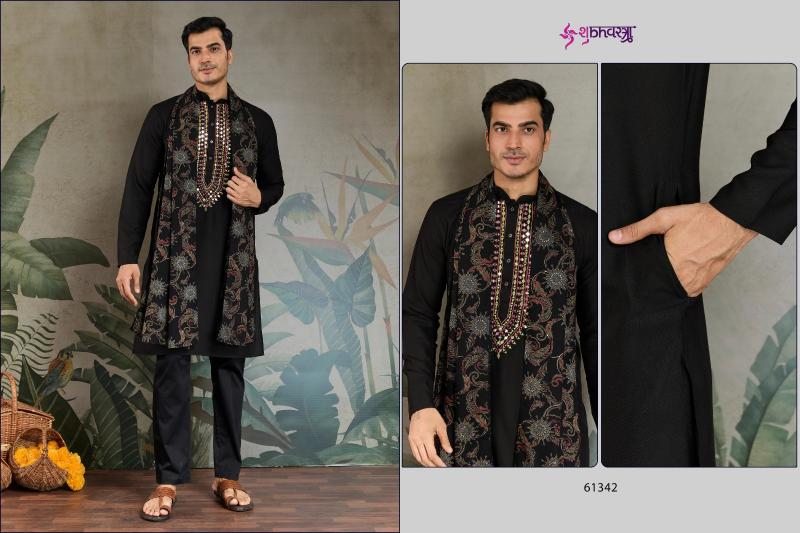 Shubhvastra Zari & Weaves Vol 4 catalog indian designer mens kurtis 