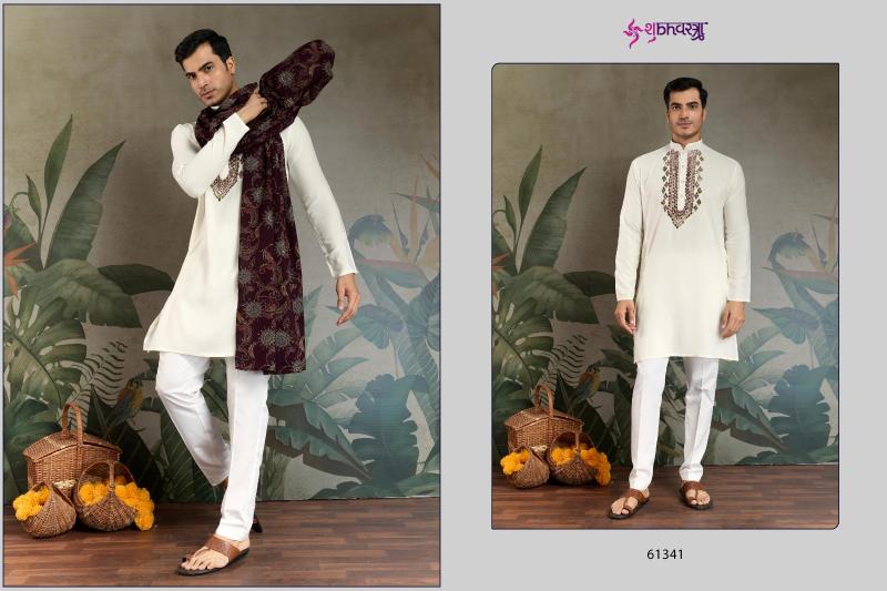 Shubhvastra Zari & Weaves Vol 4 catalog indian designer mens kurtis 