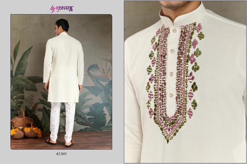 Shubhvastra Zari & Weaves Vol 4 catalog indian designer mens kurtis 