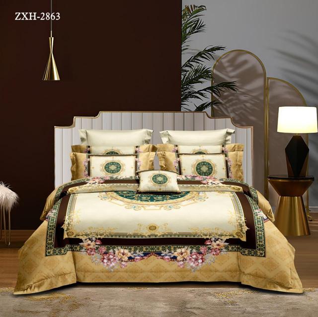 Siara 108X108(9ftX9ft) King size premium bedsheets
