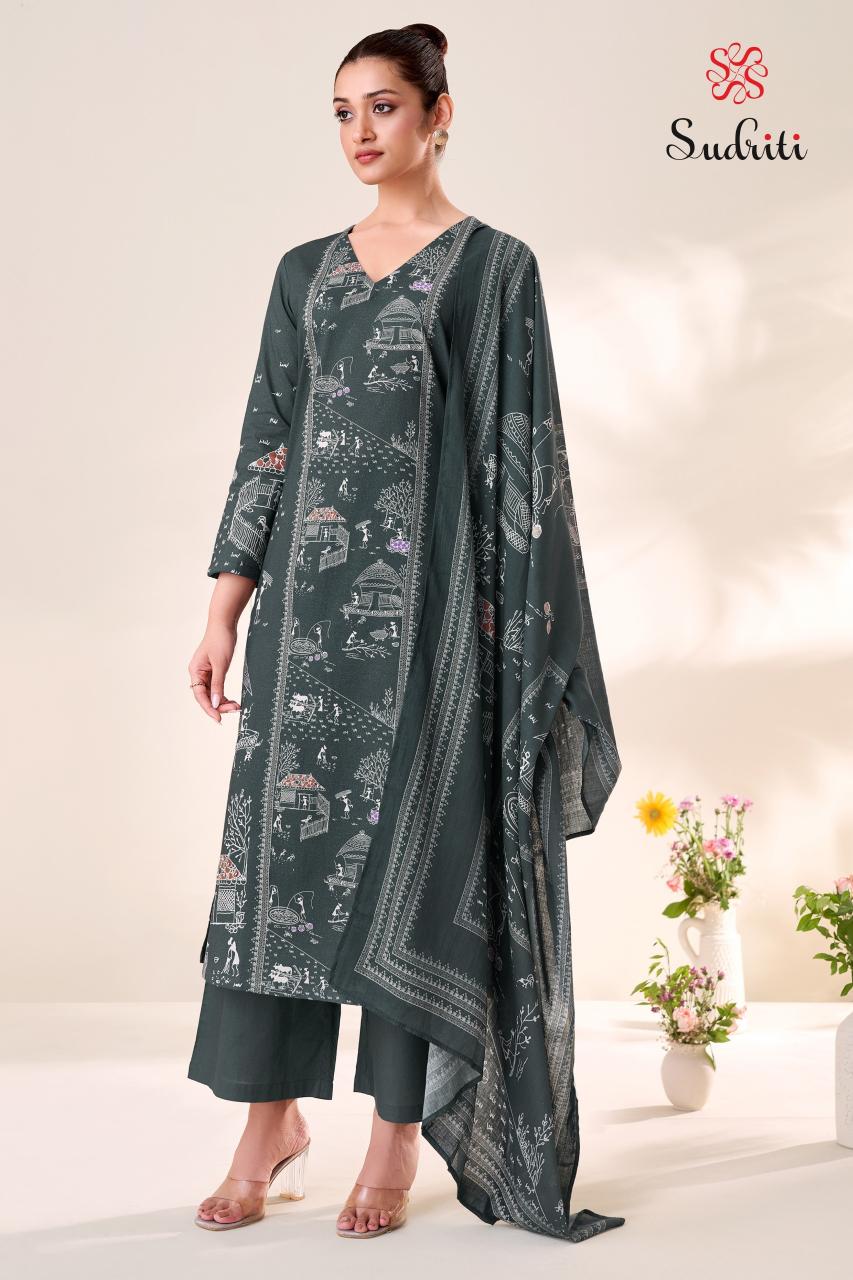 Sudriti Trible Thread vol 2 Catalog wholesale dealers of salwar kameez in ahmedabad