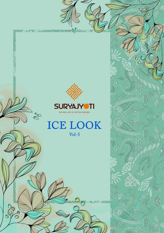 SuryaJyoti Ice Look Vol-05 - Dress Material  - Wholesale Catalog