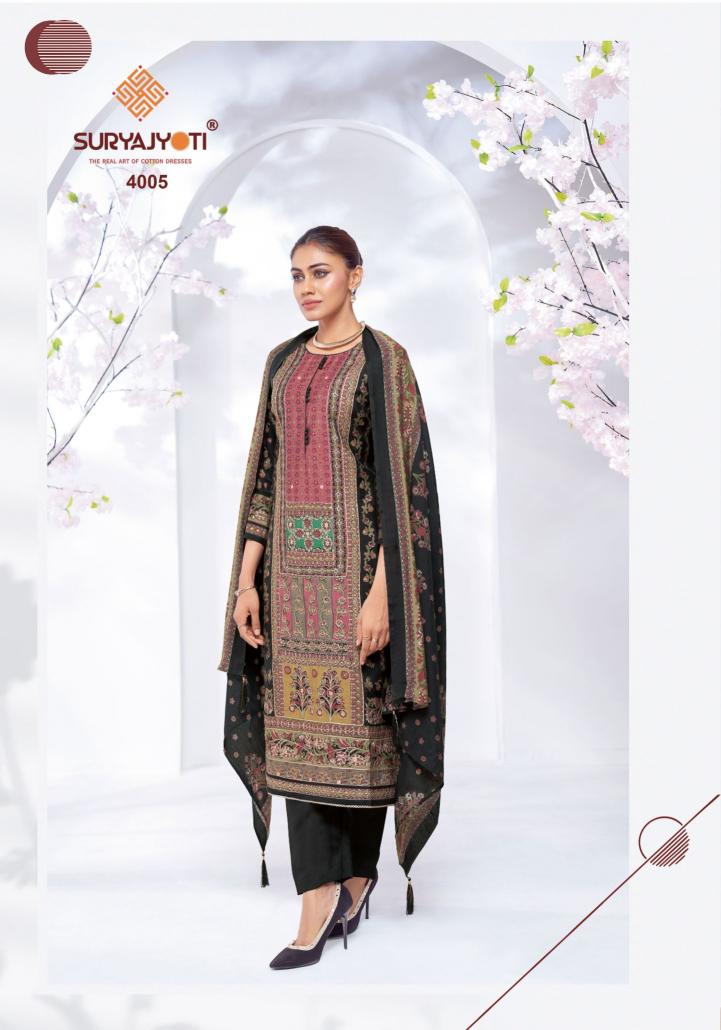 SuryaJyoti Kanchan Vol-04 - Dress Material  - Wholesale Catalog