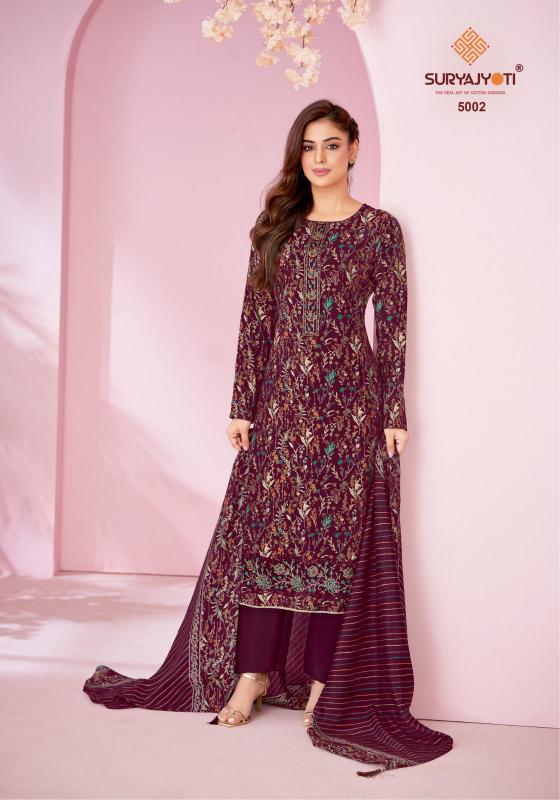 SuryaJyoti Kanika Vol-05 – Dress Material - Wholesale Catalog