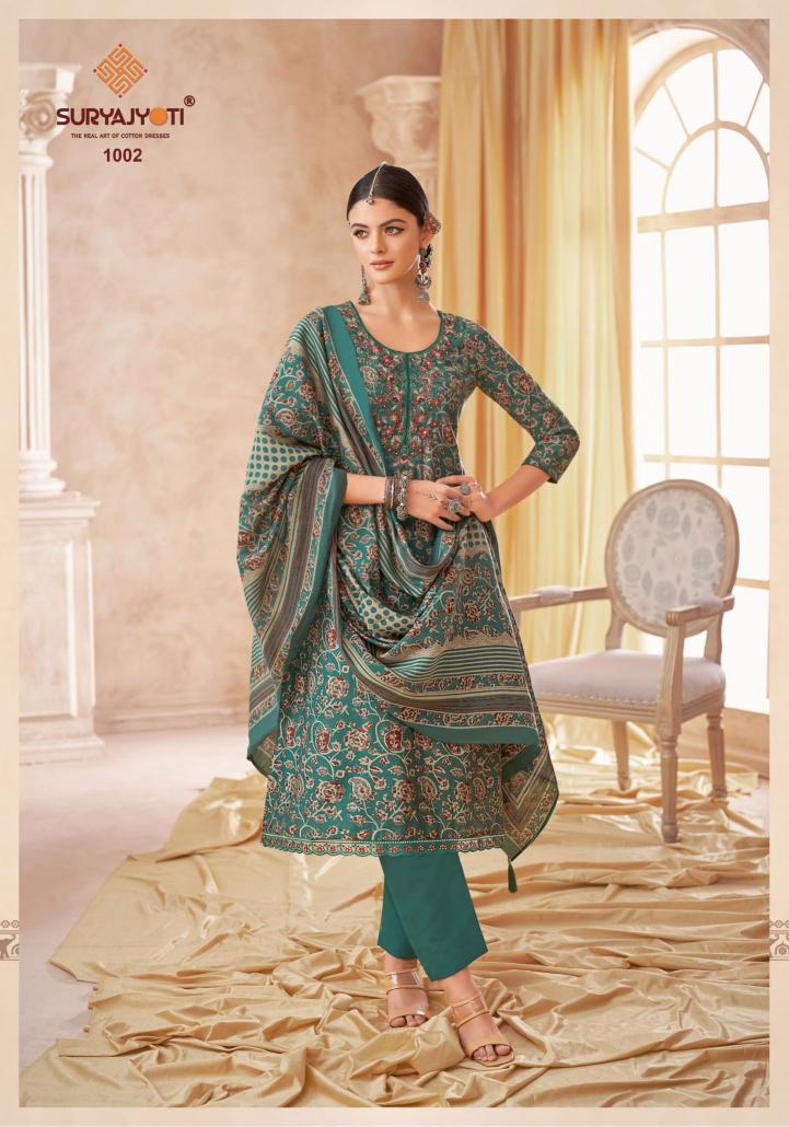 SuryaJyoti Kesha Vol-01 - Dress Material  - Wholesale Catalog