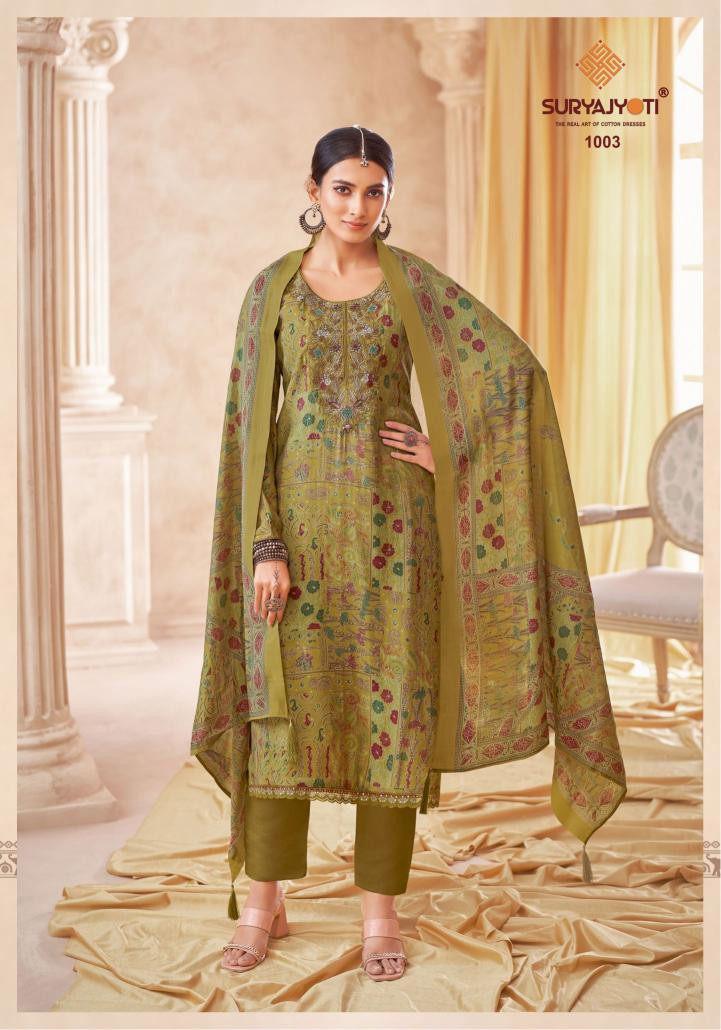 SuryaJyoti Kesha Vol-01 - Dress Material  - Wholesale Catalog