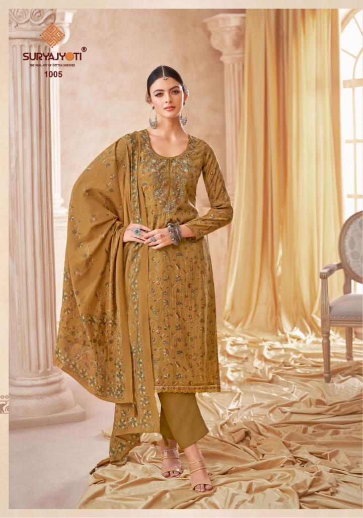 SuryaJyoti Kesha Vol-01 - Dress Material  - Wholesale Catalog