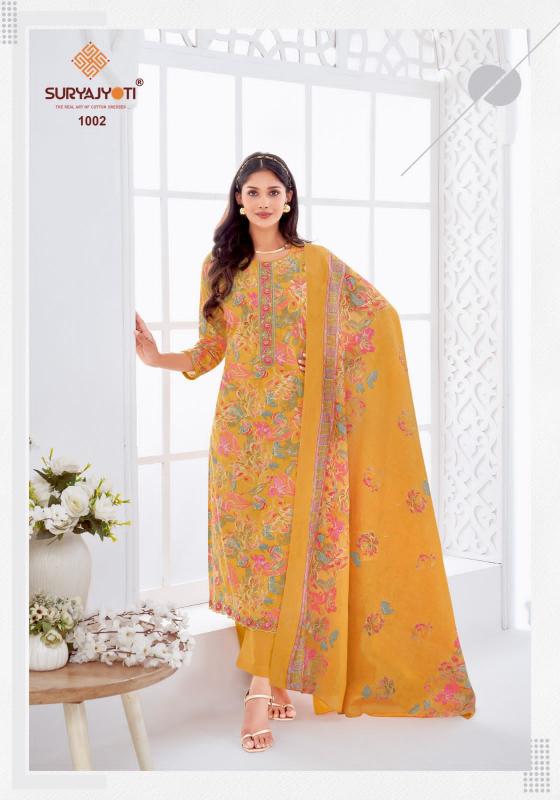 SuryaJyoti Khushboo Vol-01 – Dress Material - Wholesale Catalog