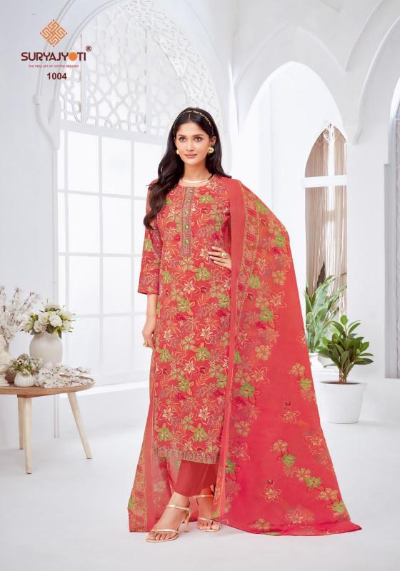 SuryaJyoti Khushboo Vol-01 – Dress Material - Wholesale Catalog
